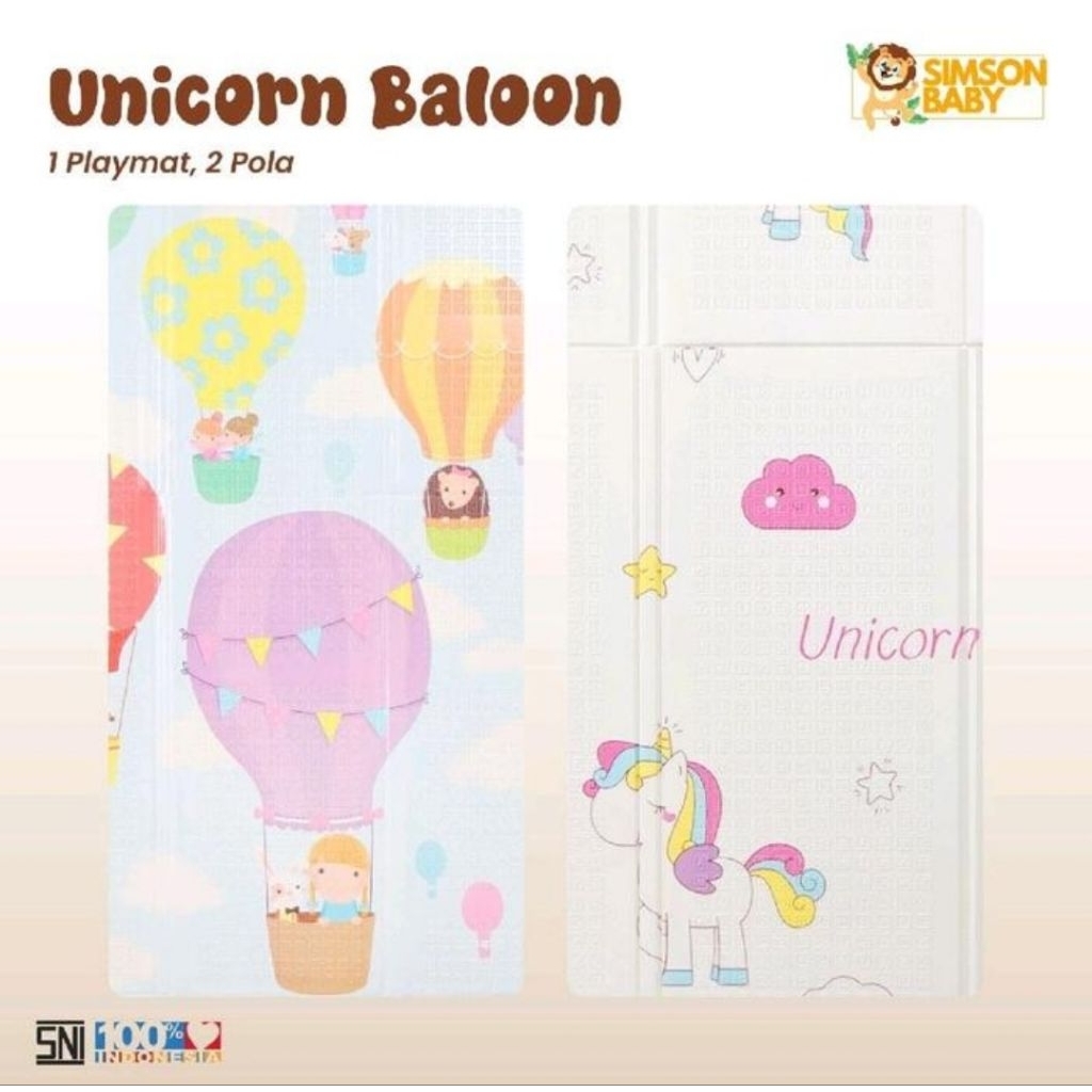 simson baby foldable playmet lipat bayi anak 180x200x