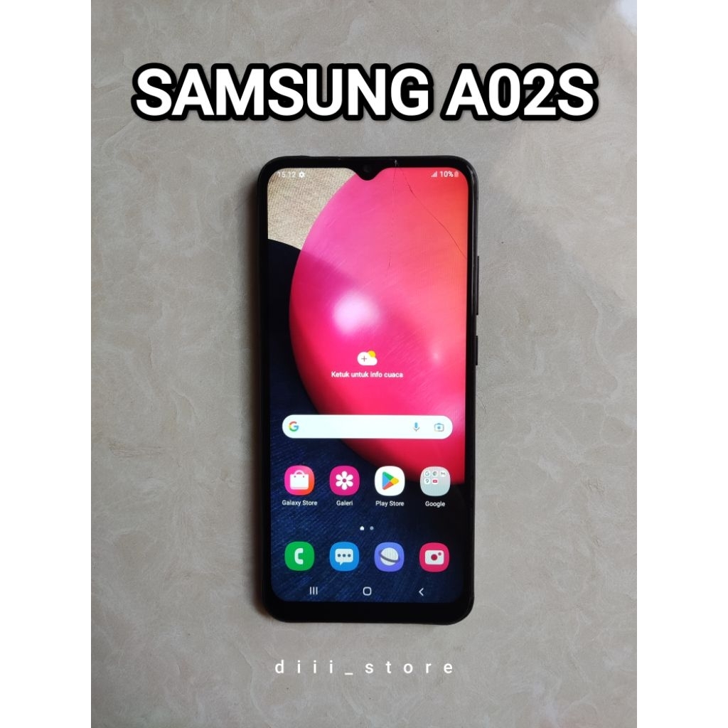 SAMSUNG GALAXY A02S 4/64 GB DUAL SIM 4G LTE SECOND NORMAL SIAP PAKAI