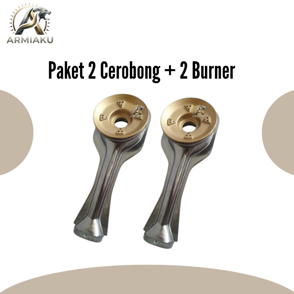 Cerobong/Tungku Kompor Gas Rinnai 1 Set Untuk Tatakan Kaki 4