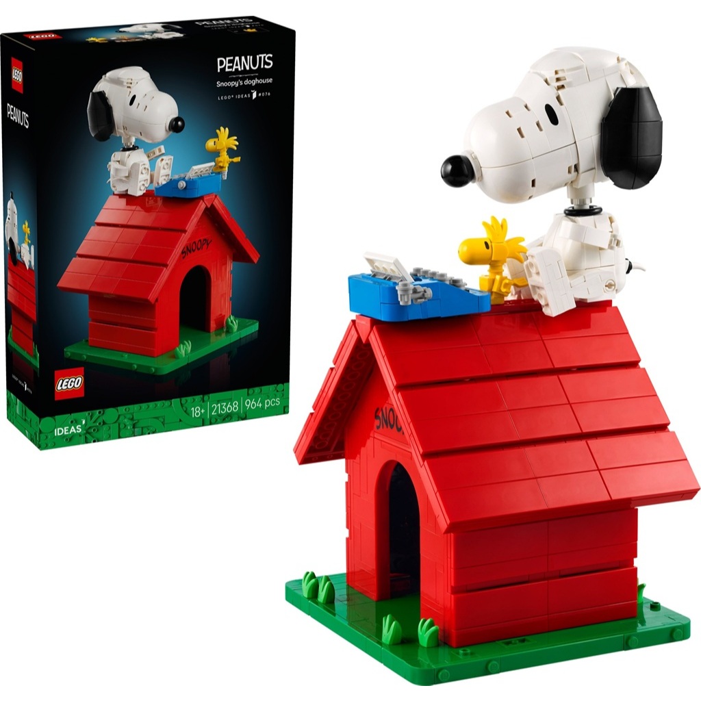 Lego Ideas 21368 Peanuts: Snoopy's Doghouse