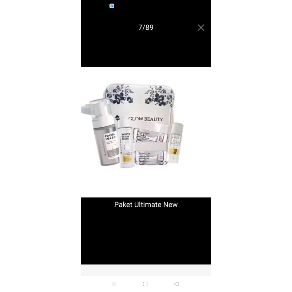 satu paket ms glow ultimate