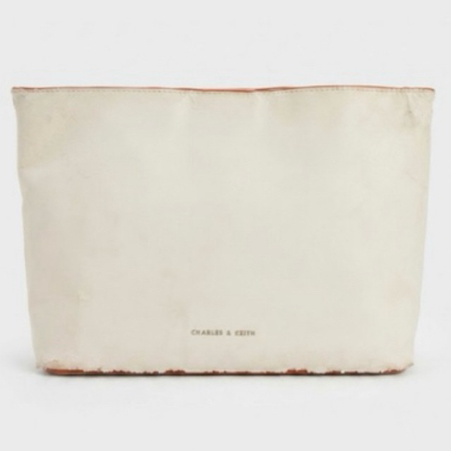 Charles & Keith White Solid Sling Bag
