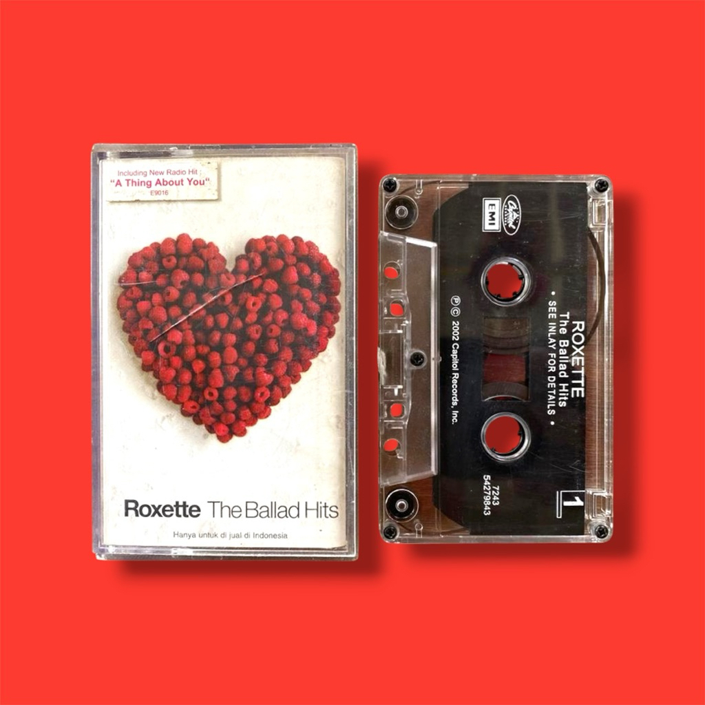 Kaset Pita Roxette - The Ballad Hits
