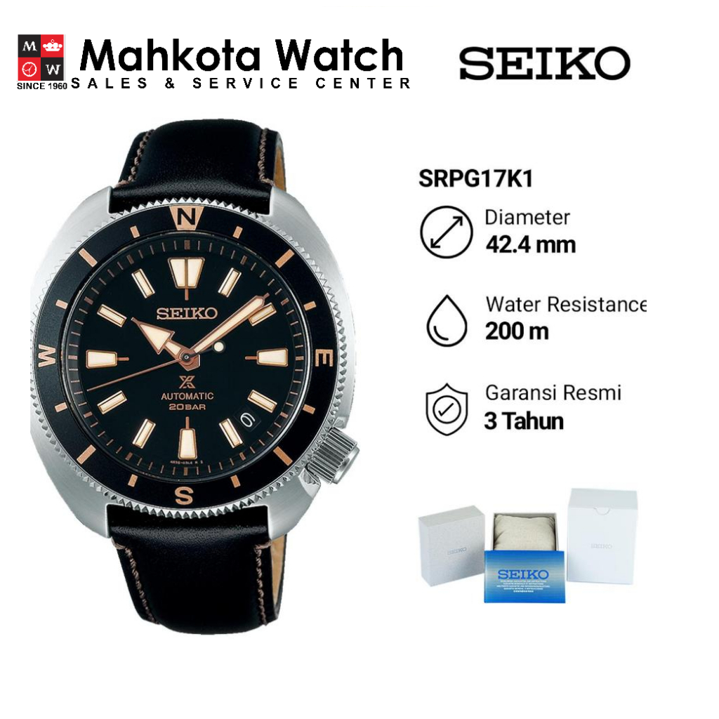 SEIKO SRPG17K1 JAM TANGAN PRIA AUTOMATIC