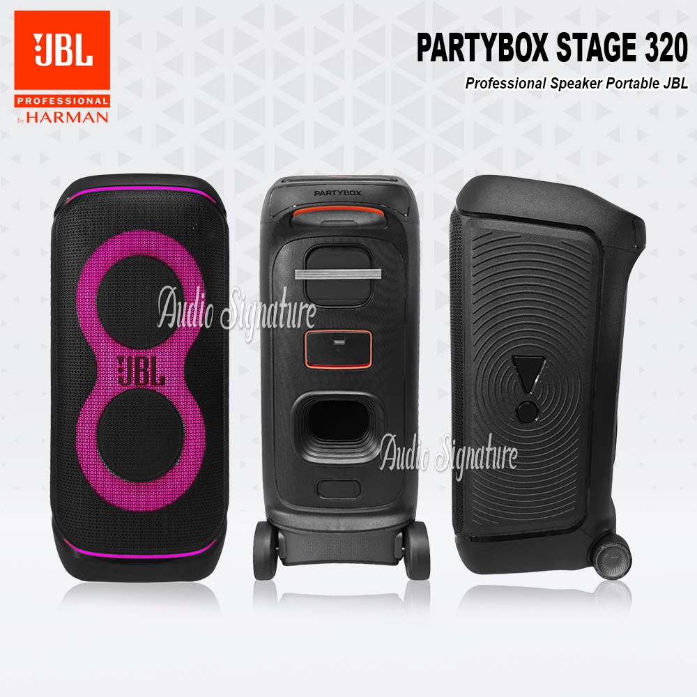 Speaker Aktif Portable Meeting JBL PARTYBOX STAGE 320 Bluetooth Original