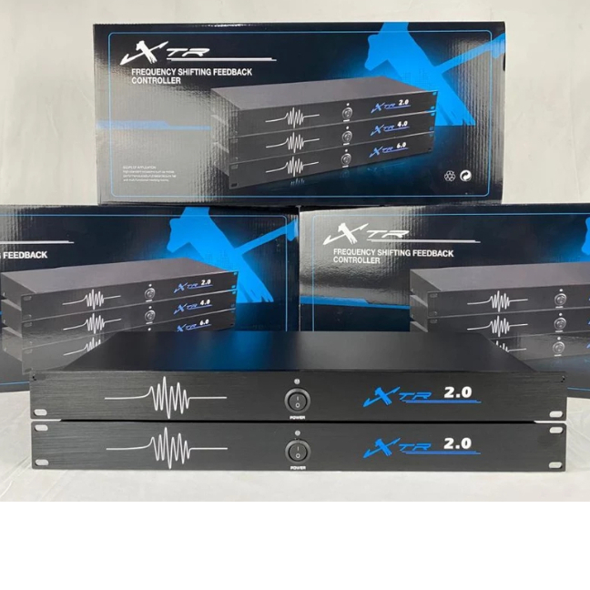 DBX XTR 2.0 Professional Digital Feedback Suppressor, Microphone Auto Anti-Squeal, 2-channel Input/O