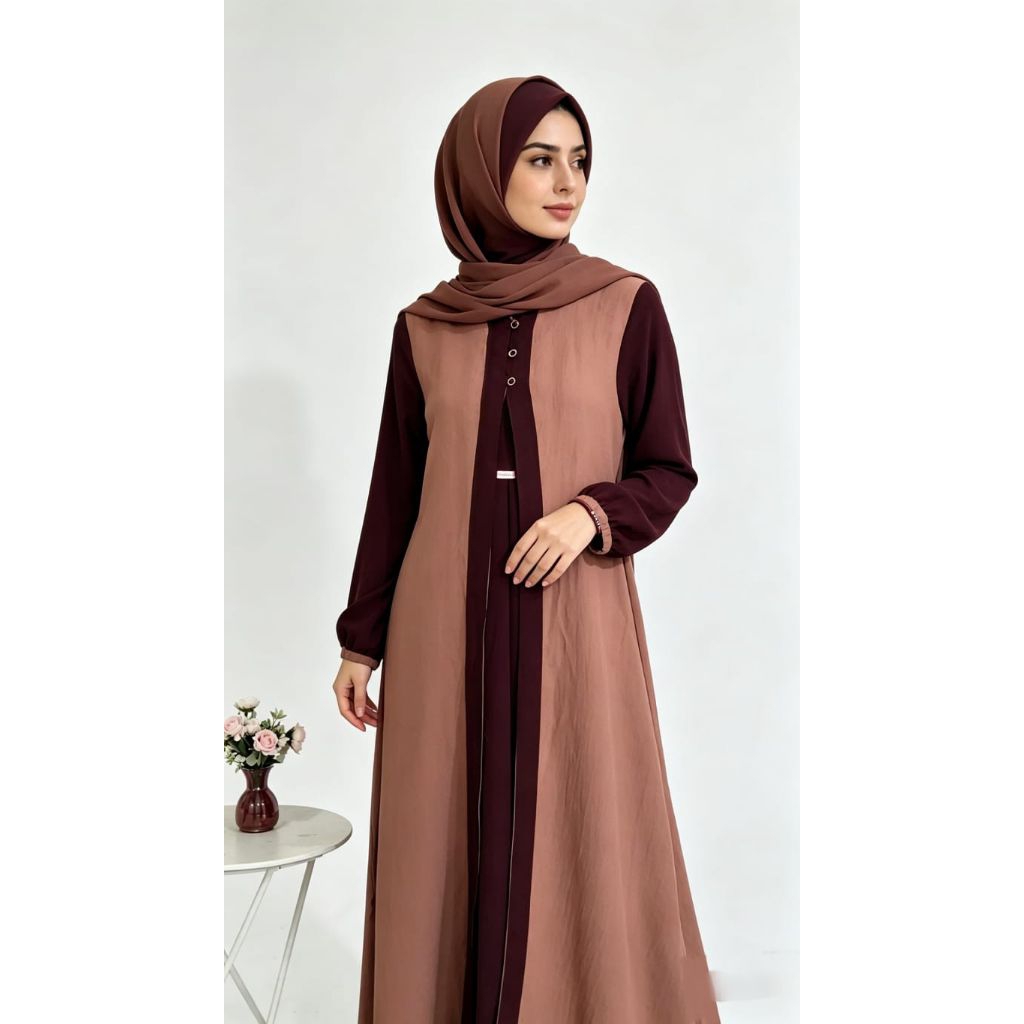 MINA DRESS/GAMIS DEWASA/GAMIS SEMI OUTER DEWASA
