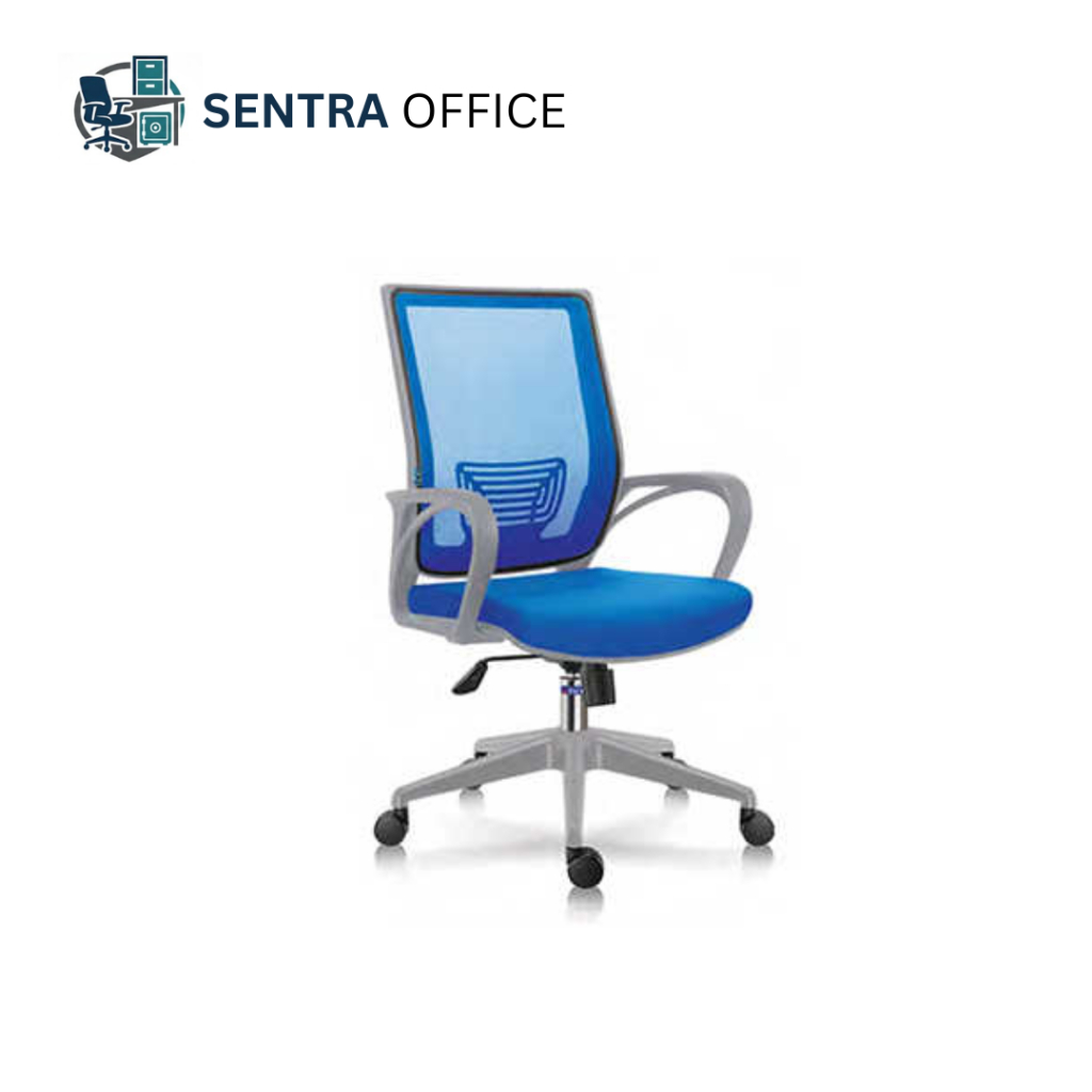 KURSI KANTOR INDACHI INCO CATIER II GREY - KURSI KANTOR JARING