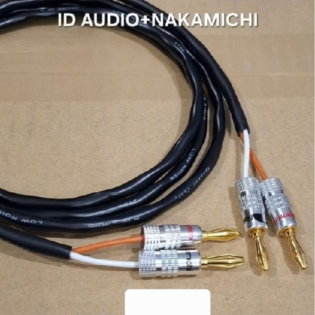 Kabel ID AUDIO Jack NAKAMICHI Banana to Banana