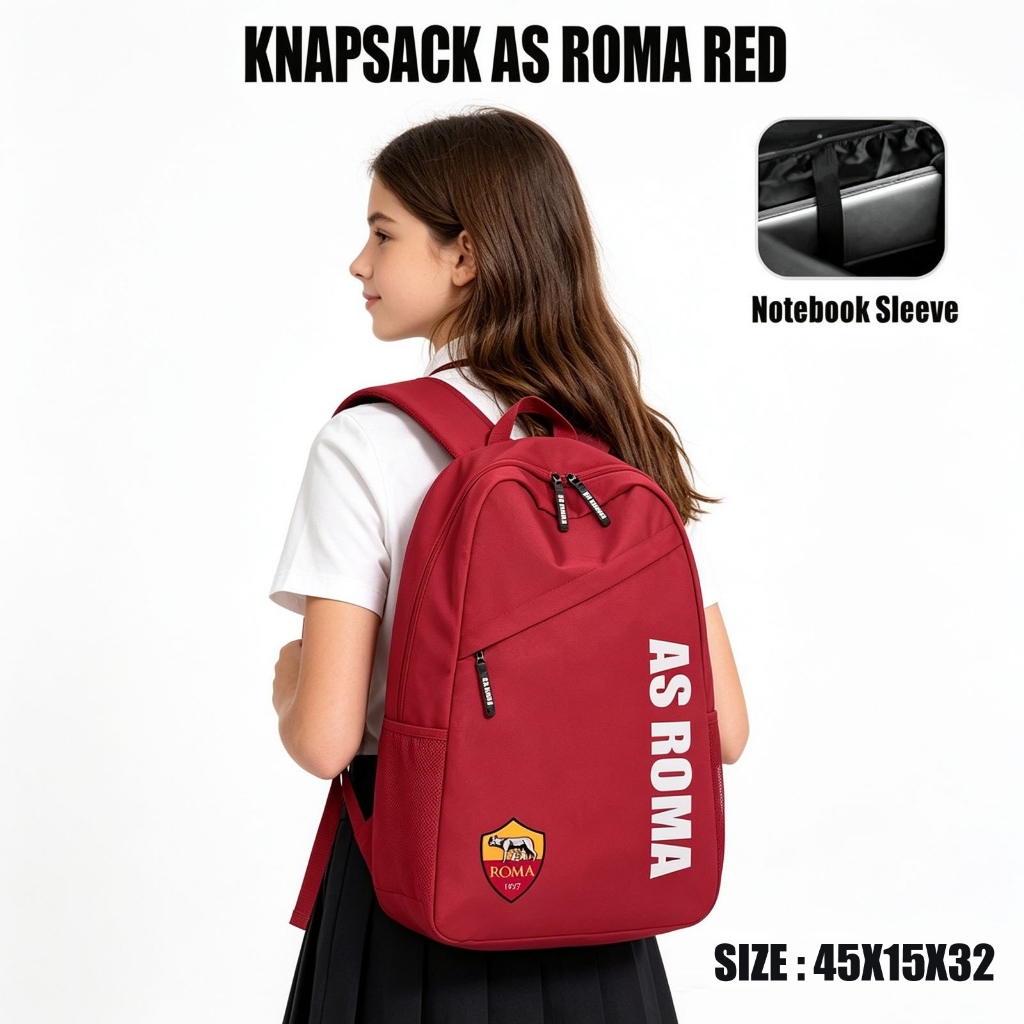 TAS ANAK AS ROMA - RANSEL SEKOLAH AS ROMA - BACKPACK ANAK AS ROMA