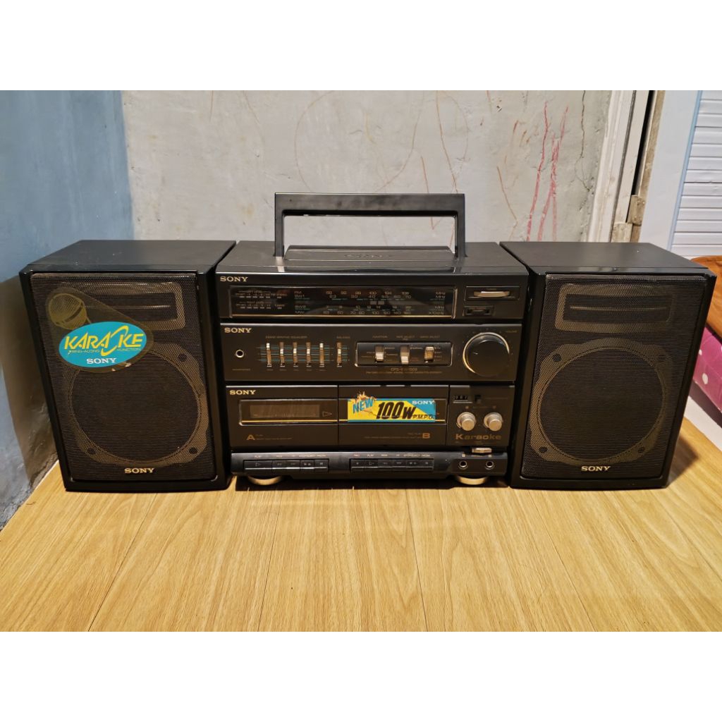 Compo Sony CFS-KW100S Boombox jadul vintage