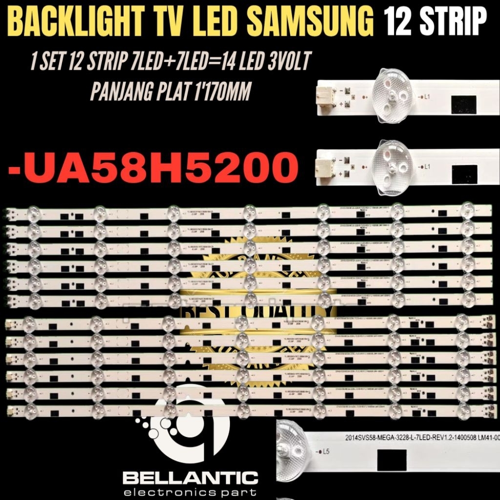 BACKLIGHT TV LED SAMSUNG 58 INCH UA-58H5200 BACKLIGHT TV 58 INCH SAMSUNG