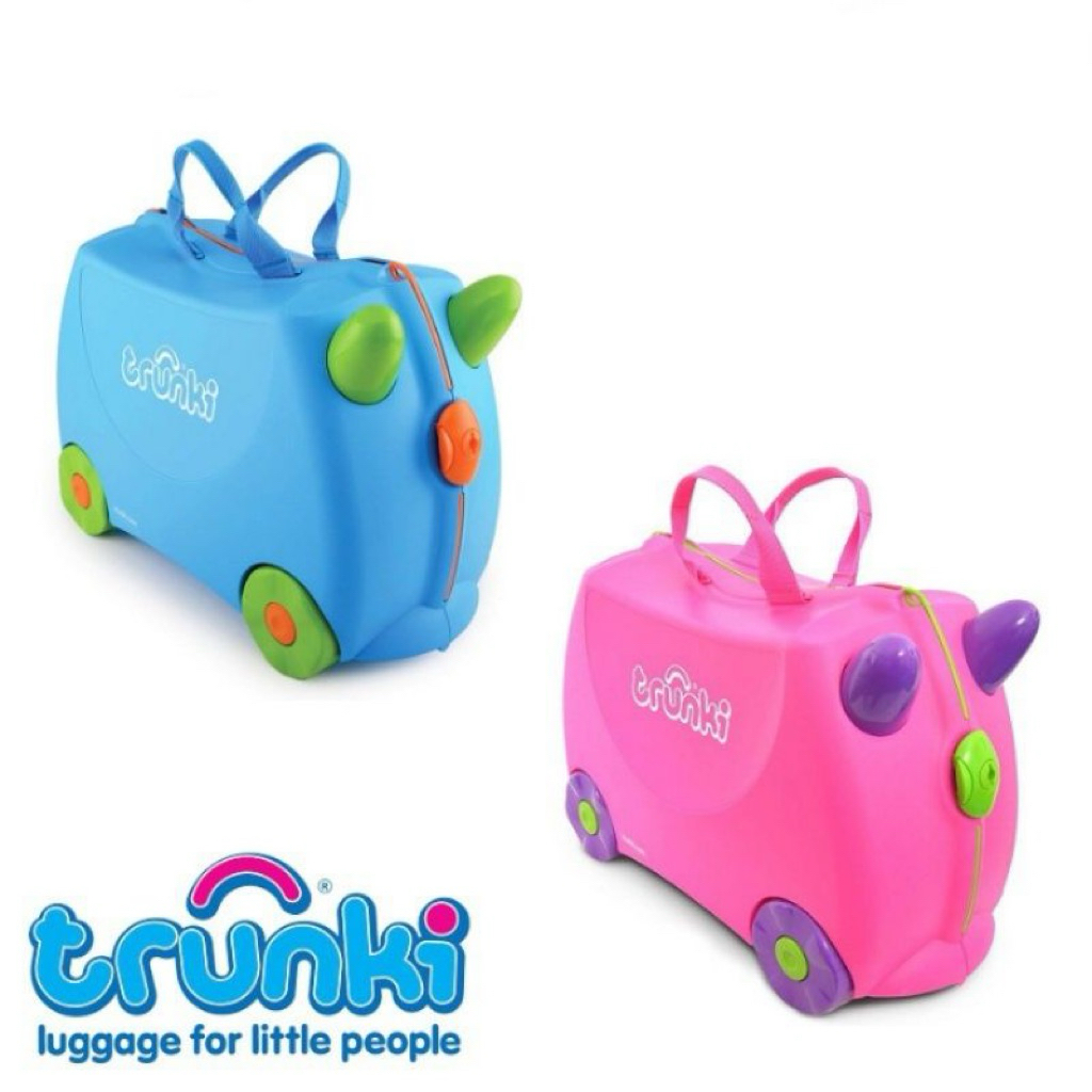[[PRELOVED]] PINK TRUNKI Kids Luggage || Koper anak