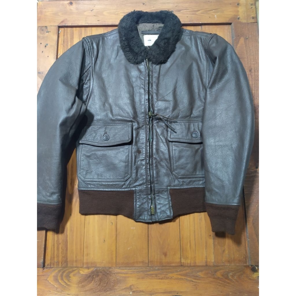 VTG G1 LEATHER JACKET USN