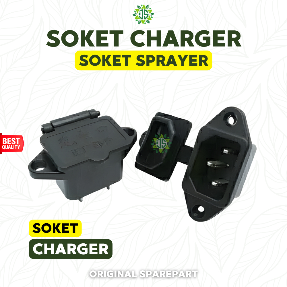 SOKET CHARGER SPRAYER ELEKTRIK | SOLOKAN CHARGER