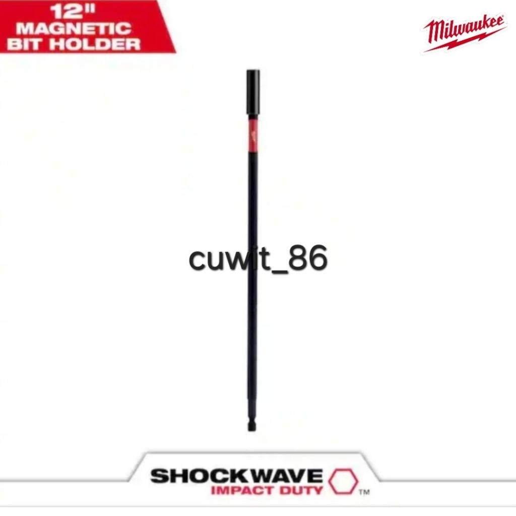 Milwaukee SHOCKWAVE Impact Duty 12-Inch Magnetic Bit Holder