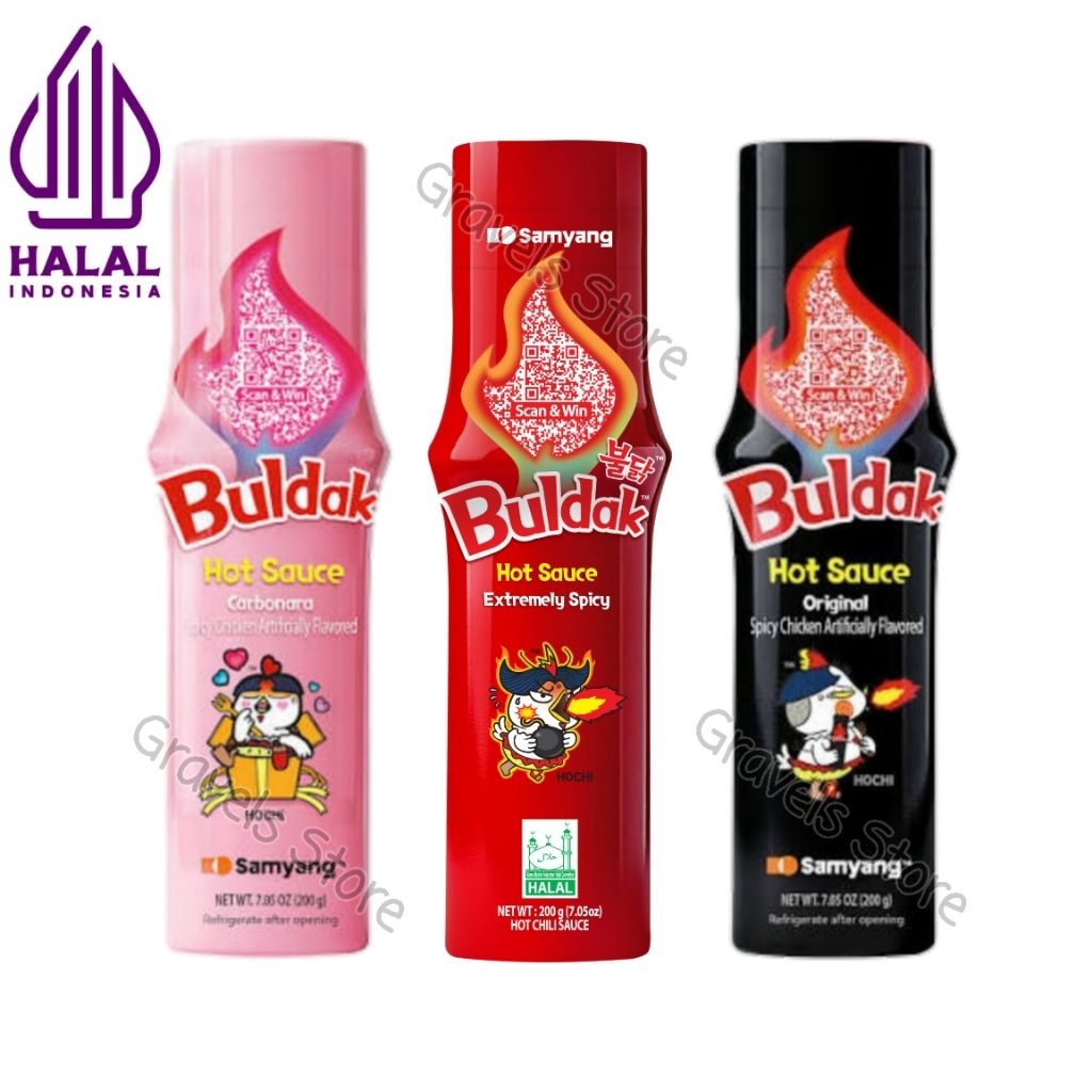 [Logo HALAL] - Samyang Buldak Sauce - Saos - Saus Pedas Botol