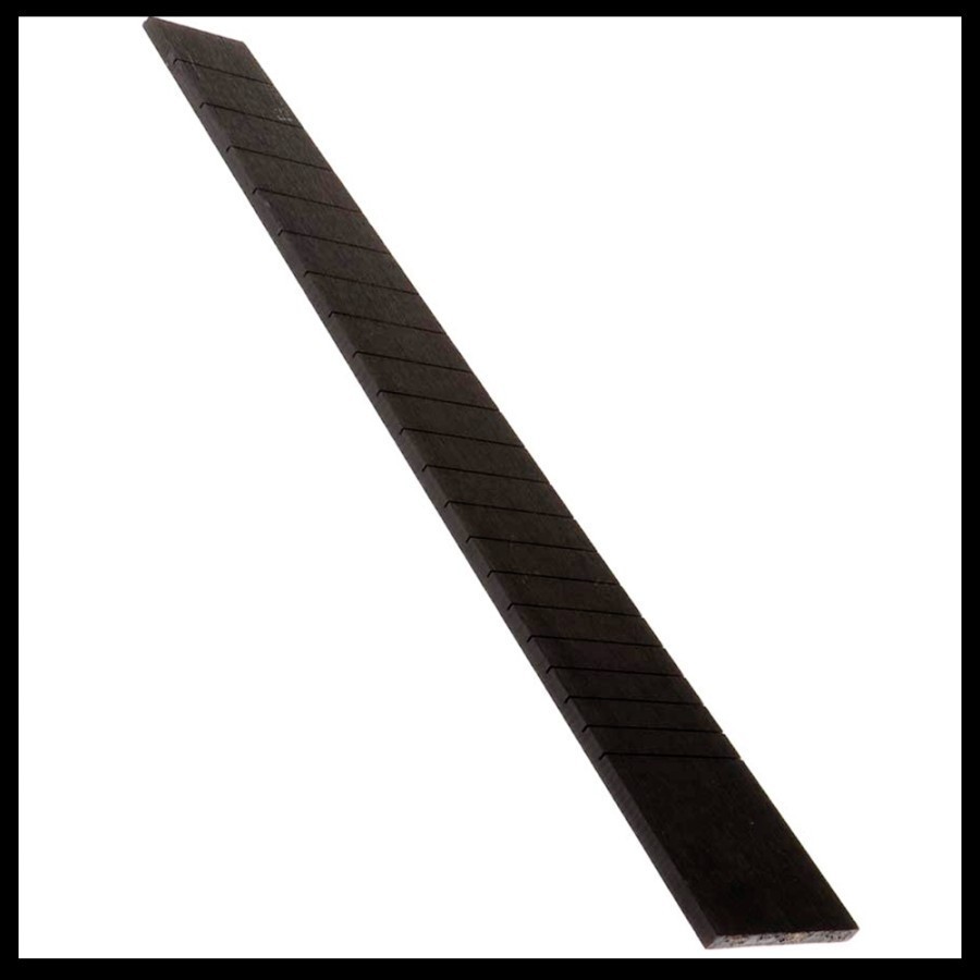 Bahan Material Fretboard Fingerboard Gitar Kayu Wooden Eboni Ebony 50Cm