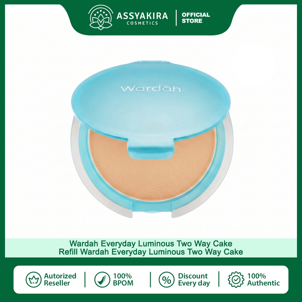 Wardah Everyday Luminous Two Way Cake | Refill Wardah Everyday Luminous Two Way Cake
