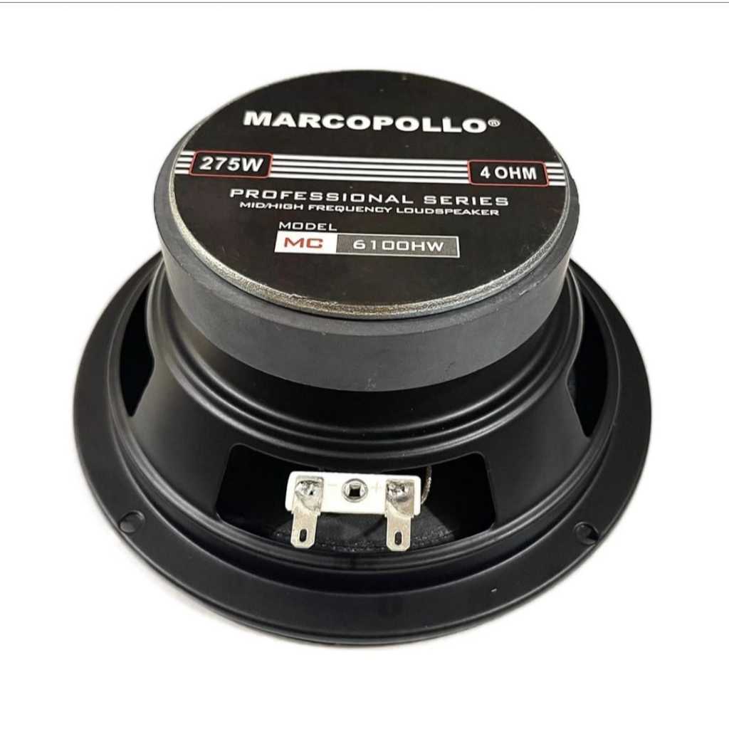 SPEAKER 6 INCH FULLRANGE MARCOPOLO 275WATT 4OHM 6IN 6" 6 IN 6INCH FULLRANGE MARCOPOLO 275WATT 4OHM S