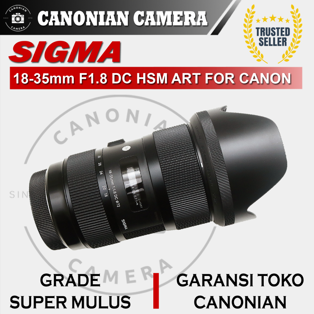 Lensa Sigma 18-35mm F1.8 DC HSM ART For Canon DSLR
