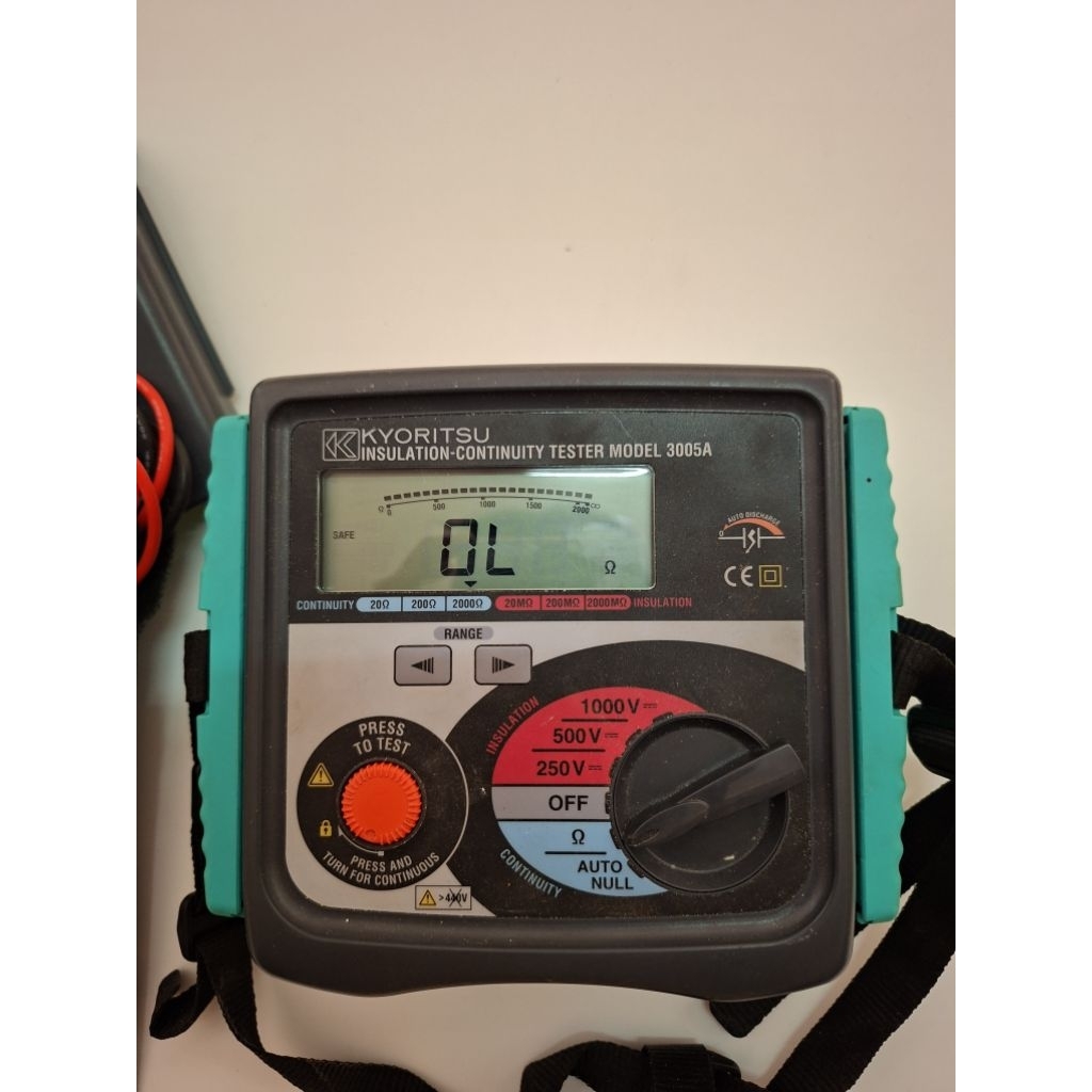 megger tester kyoritsu 3005 a