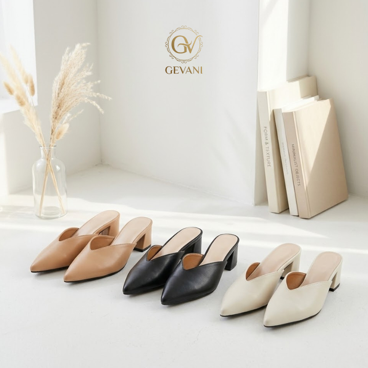 Sandal Flat Wanita Premium Mules Simple Elegan Nyaman & Stylish CK563