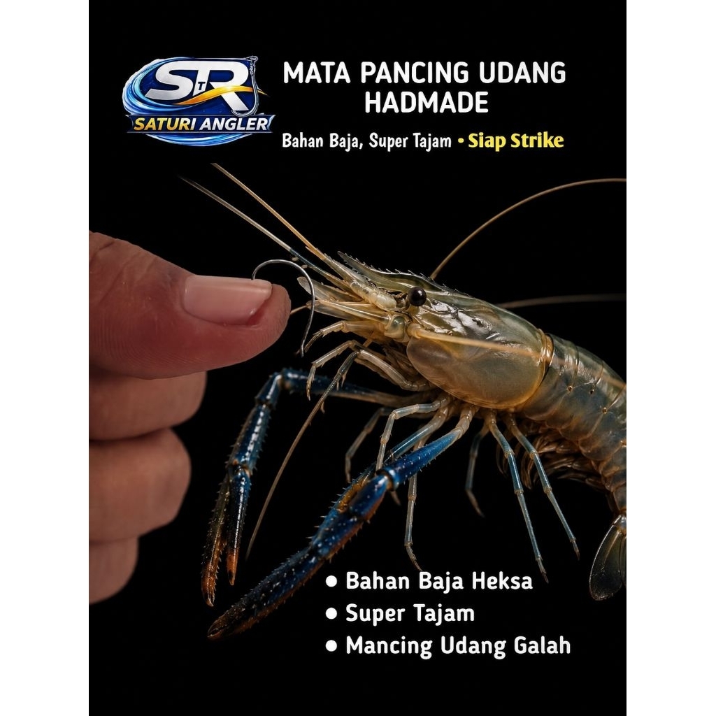 Mata Pancing Udang Galah Hadmade