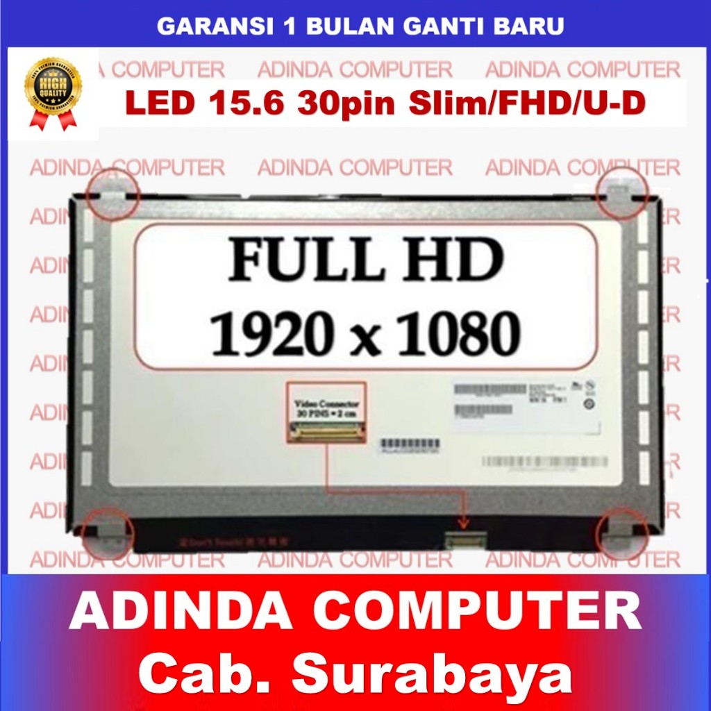 LCD LED MSI GL62-7REX GL62M GL62M-7RDX GL62M-7REX 15.6 Inch 30 Slim FHD AB