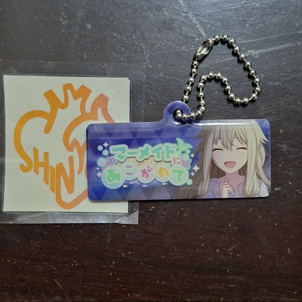 Project sekai nene kusanagi metal keychain
