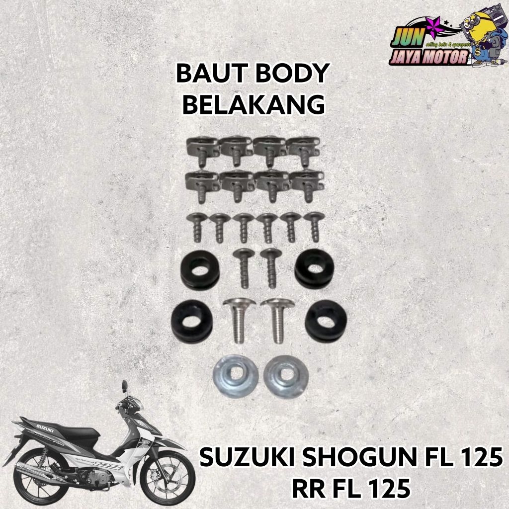 BAUT FULLSET BODY BELAKANG SUZUKI SHOGUN FL 125 RR 125 FL