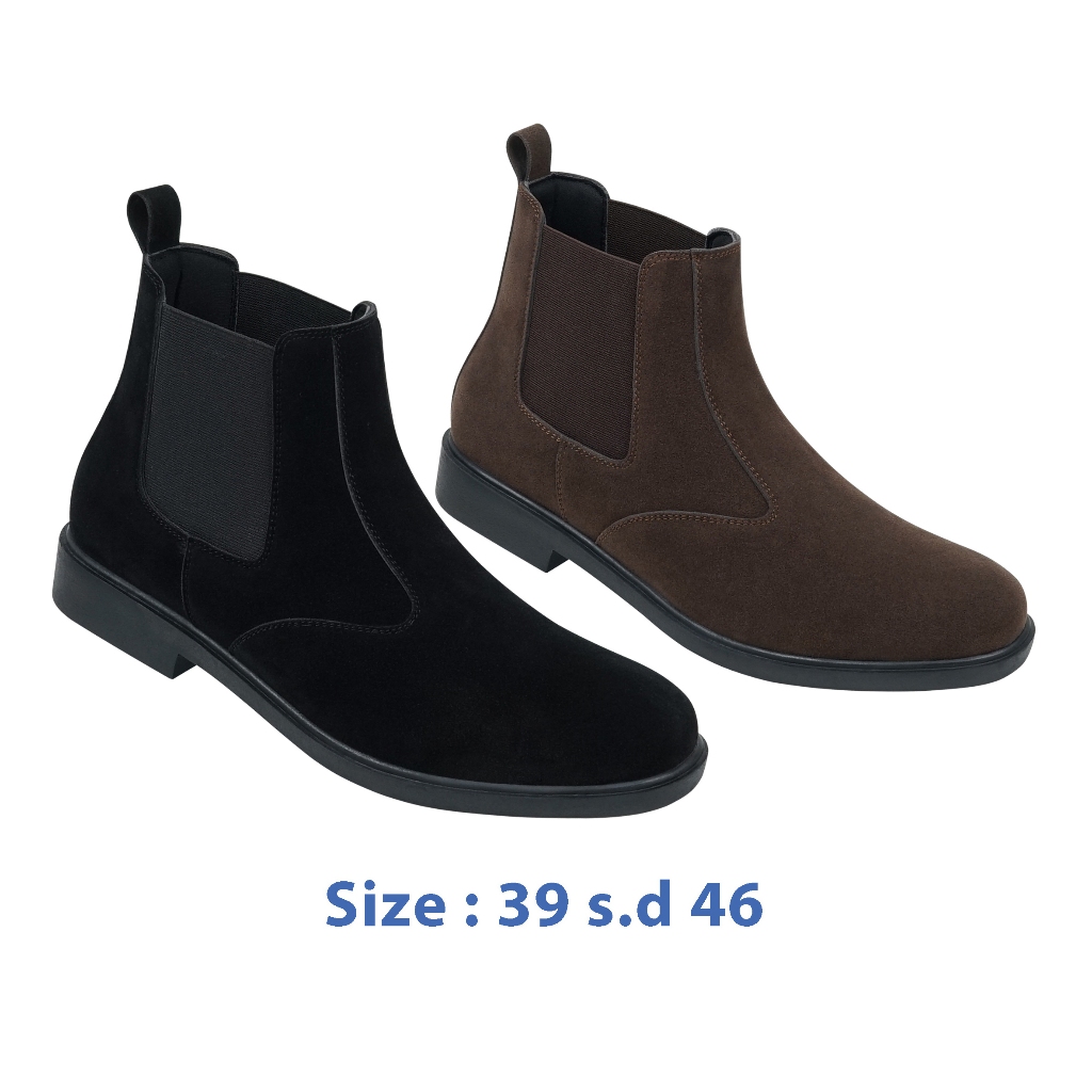 Zeintin Boots Pria Sepatu Boots Pria Formal Kasual dengan Bahan Suede dan Sol Anti Slip Boots Pria F