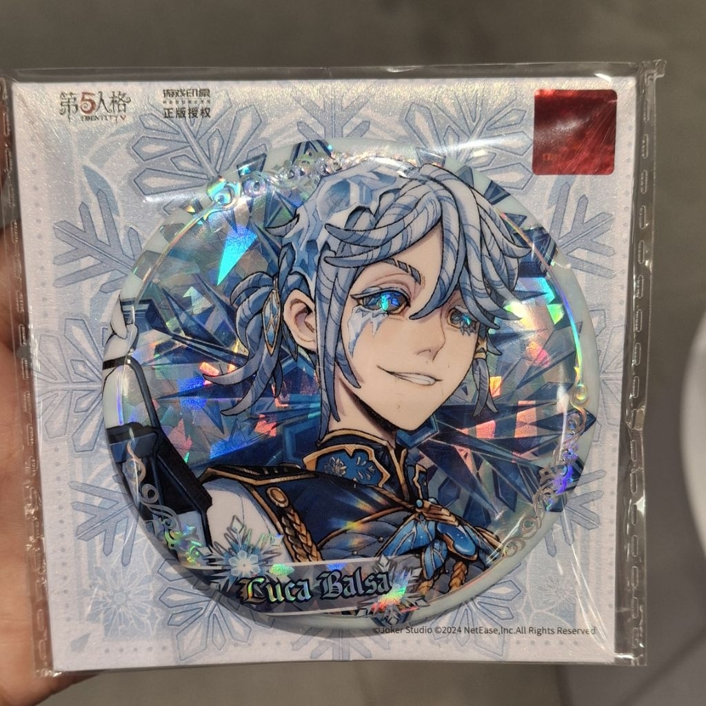 Identity V Identity V Fifth Personality Ice Country Tin Badge Gravekeeper-Conductor Official IDV