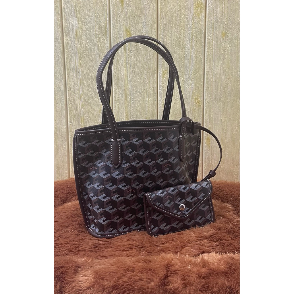 Tas Wanita Jinjing Tote Bag Cg Russo Size Mini/Medium