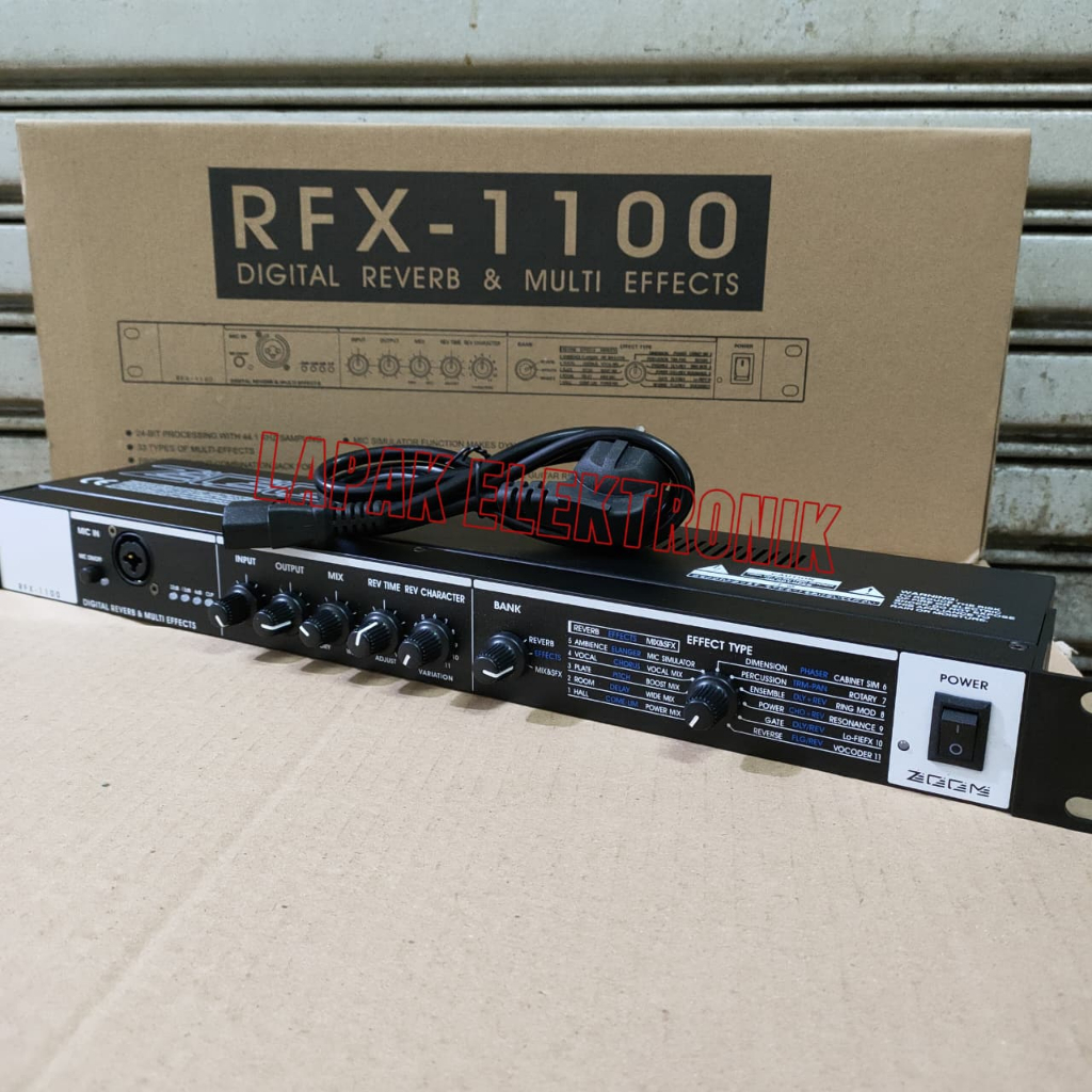 Effect Vocal Zoom RFX 1100 | RFX1100 | JN MUSIC