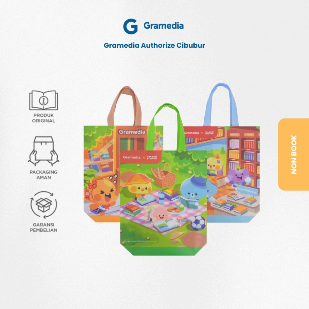 Gramedia Cibubur - (Shopping Bag) Eversac Shopping Bag Nongnoi Pikkumi