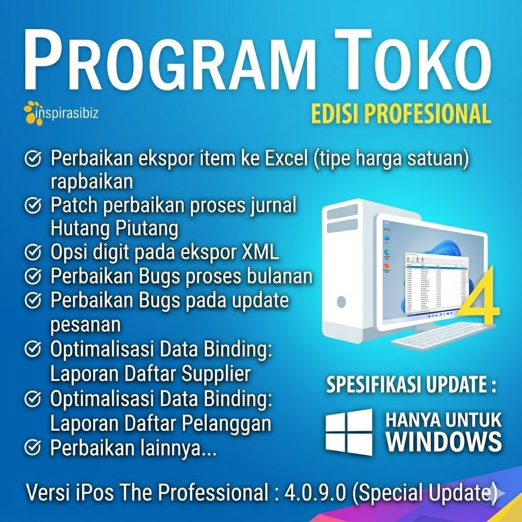 Program iPos Update 4.0.9.0 (Special Update)