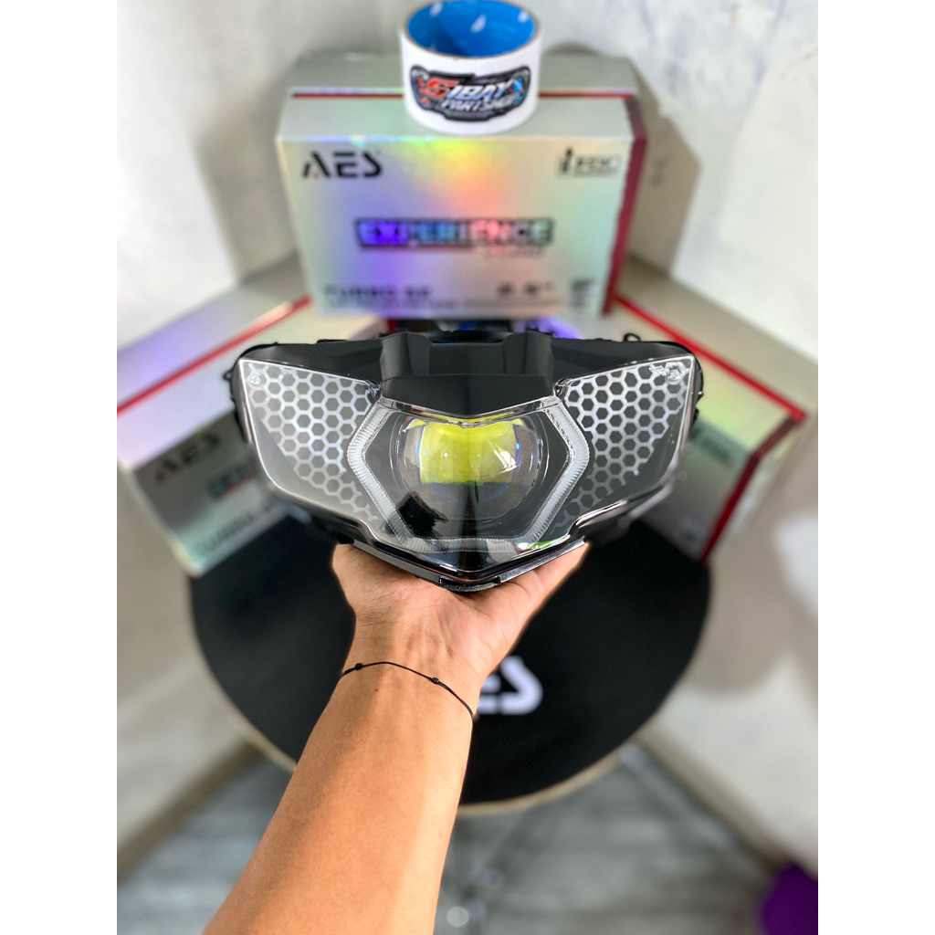 Lampu Biled Yamaha Mx king V2 - Custom biled AES turbo Se experiance set batok tinggal pasang