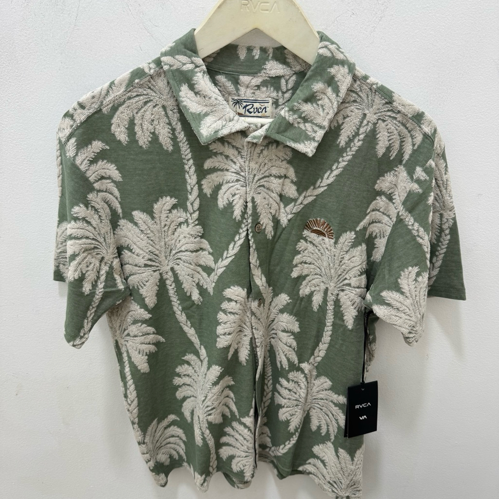 KEMEJA PRIA RVCA ORIGINAL PALM FALL SS