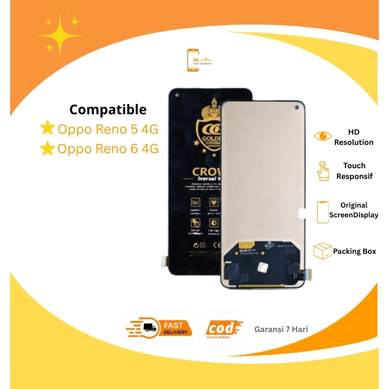 COD LCD TOUCHSCREEN OPPO RENO 5 4G / RENO 6 4G ORIGINAL FULLSET COMPLETE / LCD OPPO RENO 5 4G / LCD 
