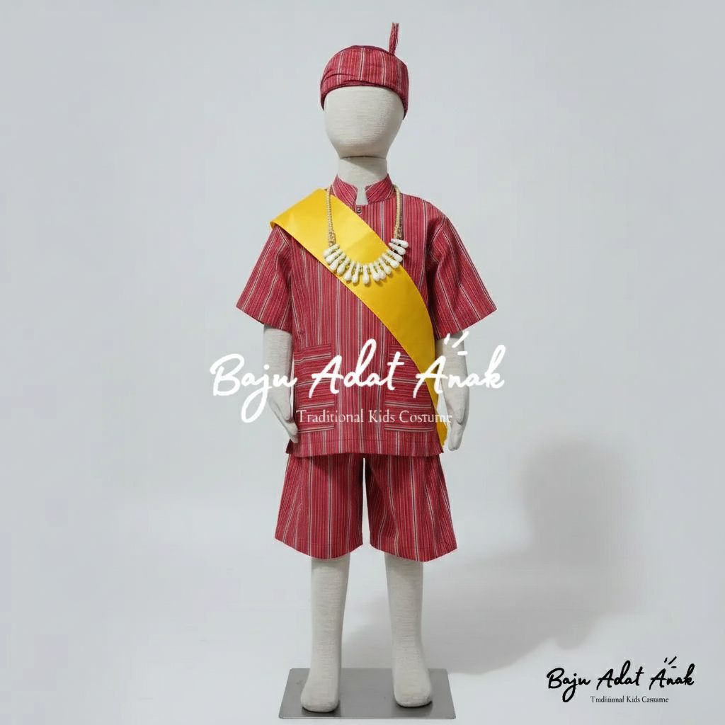 BAJU ADAT TORAJA ANAK | BAJU TRADISIONAL TORAJA | PAKAIAN ADAT TORAJA ANAK LAKI-LAKI | BAJU DAERAH T