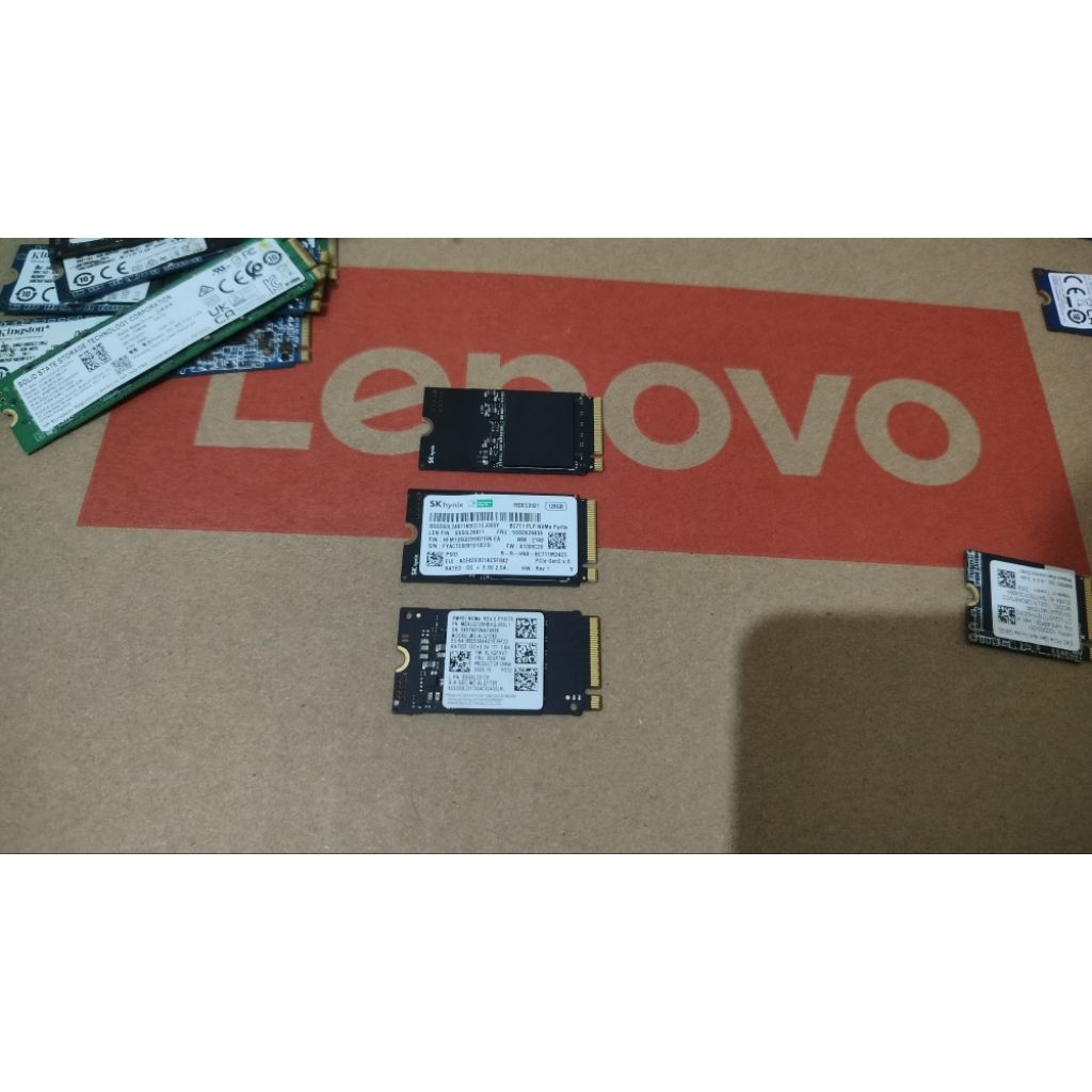 SSD nvme 2242 128 GB merk Samsung & SKhynix Sentinel 100%