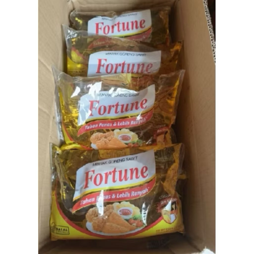 [1 DUS] MINYAK GORENG FORTUNE BANTAL 1 LITER