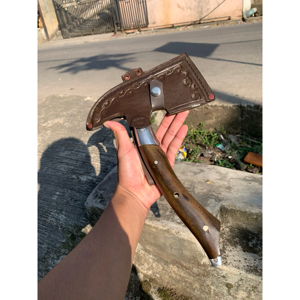 KAPAK TACTICAL FULL TANG ASLI BAJA/ PISAU TEBAS/ PISAU HUNTING/ PISAU TAJAM
