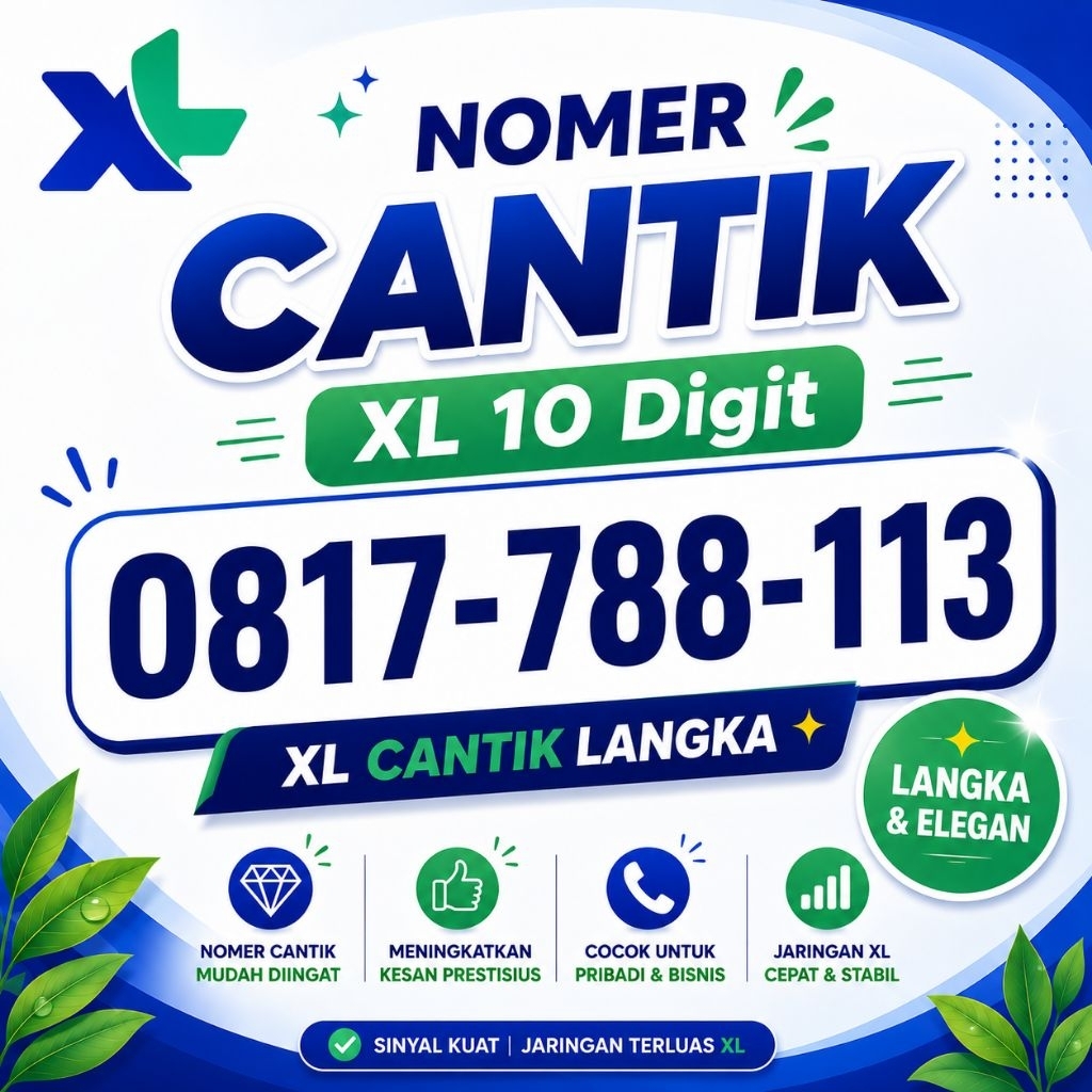 XL Prioritas 80GB Nomer Cantik Langka 10Digit