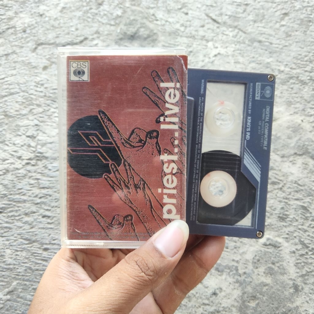Kaset Pita Judas Priest - Priest...Live
