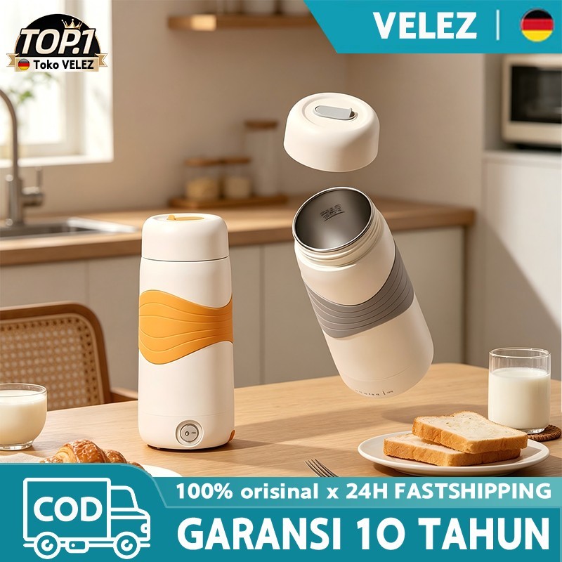 VELEZ Teko Listrik Mini Kapasitas 500ml Baja Tahan Karat 304