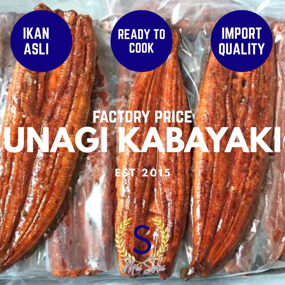 ikan UNAGI KABAYAKI / FILLET SIDAT BUMBU SAOS KABAYAKI SUSHI SEGAR