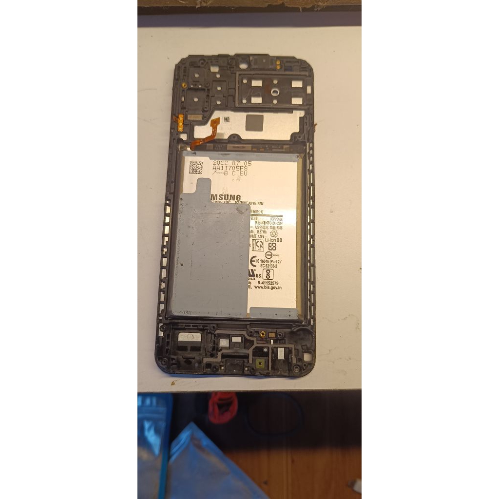 Batre Plus Frame/Tatakan lcd Samsung A13 4G ORI Copotan
