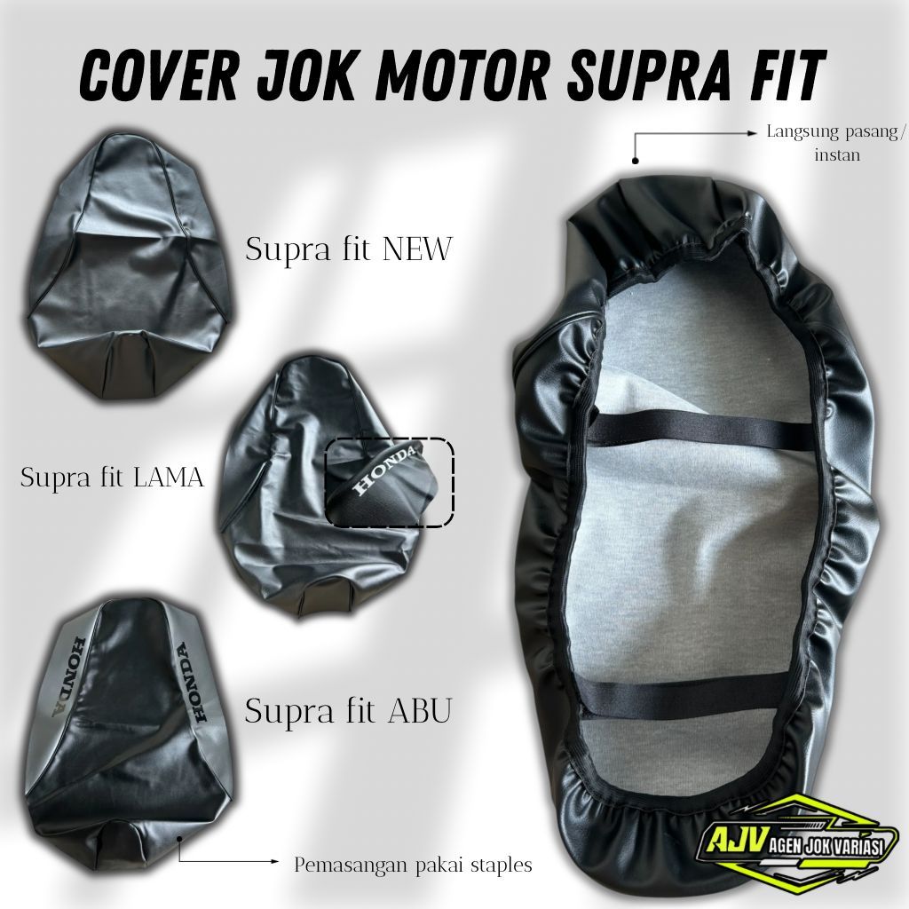 kulit jok motor SUPRA FIT/SUPRA FIT NEW/SUPRA FIT LAMA (bahan original)